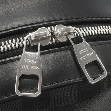 ルイヴィトン LOUIS VUITTON ジョッシュ NV N40365 ダミエグラフィット ダミエグラフィットキャンバス リュック・デイパック シルバー金具 黒 グレー