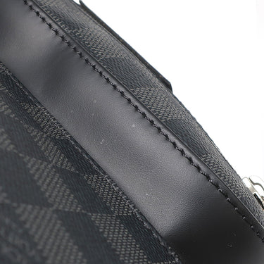 ルイヴィトン LOUIS VUITTON ジョッシュ NV N40365 ダミエグラフィット ダミエグラフィットキャンバス リュック・デイパック シルバー金具 黒 グレー