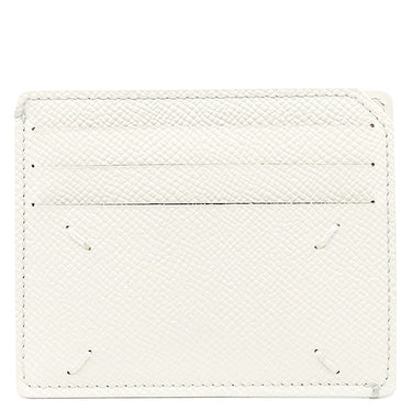 メゾン マルタン マルジェラ MAISON MARTIN MARGIELA 4ステッチ SA2VX0003 ホワイト レザー カードケース 新品 未使用 白 カード入れ パスケース