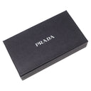 プラダ Prada サフィアーノ トライアングル 2MV836_QHH_F0002 ブラック カーフ 長財布 シルバー金具 三角ロゴ トライアングルロゴ 小銭入れ