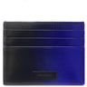 フェラガモ FERRAGAMO グラデーション カードホルダー 661201 0764071 ブラック×ブルー レザー カードケース 新品 未使用 黒 青 名刺入れ