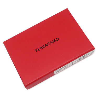 フェラガモ FERRAGAMO グラデーション カードホルダー 661201 0764071 ブラック×ブルー レザー カードケース 新品 未使用 黒 青 名刺入れ