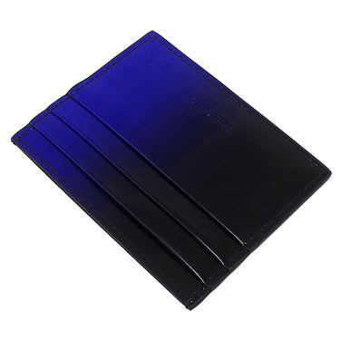 フェラガモ FERRAGAMO グラデーション カードホルダー 661201 0764071 ブラック×ブルー レザー カードケース 新品 未使用 黒 青 名刺入れ