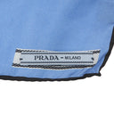 プラダ PRADA プリントシルクツイル スカーフ 90 1FF001 2DGY セレステ シルク スカーフ ロゴ ヘリテージ