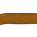 エルメス HERMES ケリードゥブルトゥール エトゥープ×ゴールド ヴォースイフト GP T2 ブレスレット グレージュ 2重 2連 レザーブレス