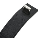 エルメス Hermes アスドゥクール ハート ブラック×シルバー スイフト メタル T2 ブレスレット レザーブレス 黒