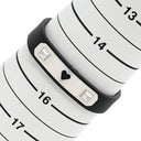 エルメス Hermes アスドゥクール ハート ブラック×シルバー スイフト メタル T2 ブレスレット レザーブレス 黒
