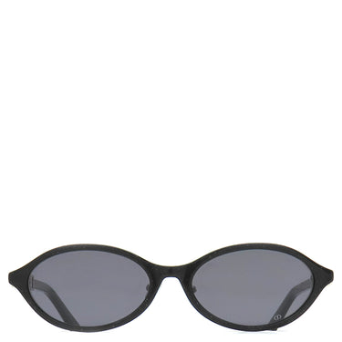 クリスチャン・ディオール Christian Dior DiorTreasure オーバル シェイプ 57□17 ブラック×シルバー アセテート メタル スワロフスキークリスタル サングラス 黒 ラメ