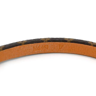 ルイヴィトン LOUIS VUITTON クレイジーインロック M6451 モノグラム モノグラムキャンバス GP 17 ブレスレット ゴールド金具 ハート LVサークル PVC 茶
