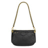 ルイヴィトン LOUIS VUITTON ミュルティ ポシェット アクセソワール M80399 ノワール モノグラムアンプラント ショルダーバッグ ゴールド金具