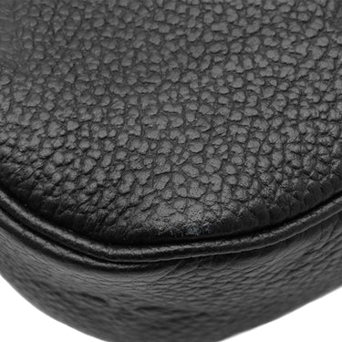 ルイヴィトン LOUIS VUITTON ミュルティ ポシェット アクセソワール M80399 ノワール モノグラムアンプラント ショルダーバッグ ゴールド金具