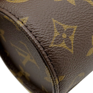 ルイヴィトン LOUIS VUITTON エテュイ 3 モントル M47530 モノグラム モノグラムキャンバス ポーチ ゴールド金具 ウォッチケース 腕時計ケース 茶