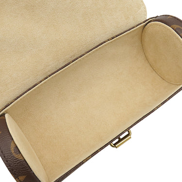 ルイヴィトン LOUIS VUITTON エテュイ 3 モントル M47530 モノグラム モノグラムキャンバス ポーチ ゴールド金具 ウォッチケース 腕時計ケース 茶