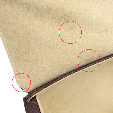 ルイヴィトン LOUIS VUITTON エテュイ 3 モントル M47530 モノグラム モノグラムキャンバス ポーチ ゴールド金具 ウォッチケース 腕時計ケース 茶