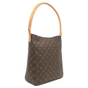 ルイヴィトン LOUIS VUITTON ルーピングGM M51145 モノグラム モノグラムキャンバス ショルダーバッグ ゴールド金具 肩掛け トート