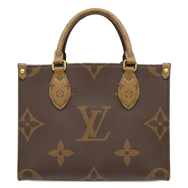 ルイヴィトン LOUIS VUITTON オンザゴー PM M46373 モノグラムリバース モノグラムキャンバス モノグラムリバースキャンバス 2WAYバッグ ゴールド金具 ショルダー ハンドバッグ