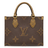 ルイヴィトン LOUIS VUITTON オンザゴー PM M46373 モノグラムリバース モノグラムキャンバス モノグラムリバースキャンバス 2WAYバッグ ゴールド金具 ショルダー ハンドバッグ