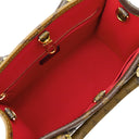 ルイヴィトン LOUIS VUITTON オンザゴー PM M46373 モノグラムリバース モノグラムキャンバス モノグラムリバースキャンバス 2WAYバッグ ゴールド金具 ショルダー ハンドバッグ