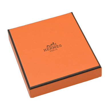 エルメス HERMES クロシェット エリタージュ ゴールド レザー GP ネックレス ゴールド金具 茶 あぶみ ロングネックレス