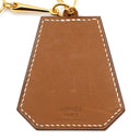 エルメス HERMES クロシェット エリタージュ ゴールド レザー GP ネックレス ゴールド金具 茶 あぶみ ロングネックレス