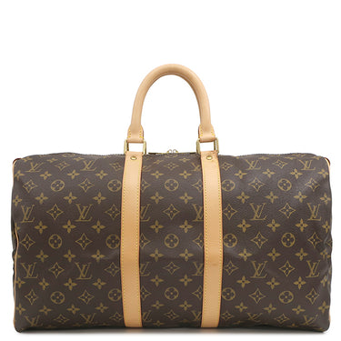 ルイヴィトン LOUIS VUITTON キーポル 45 M41428 モノグラム モノグラムキャンバス ボストンバッグ ゴールド金具 茶