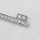 ティファニー Tiffany & Co フルール ド リス キー プラチナシルバー Pt950 ダイヤモンド ネックレス T＆Co. プラチナ 950