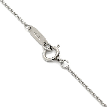ティファニー Tiffany & Co フルール ド リス キー プラチナシルバー Pt950 ダイヤモンド ネックレス T＆Co. プラチナ 950