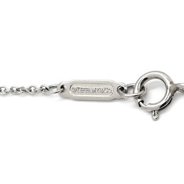 ティファニー Tiffany & Co フルール ド リス キー プラチナシルバー Pt950 ダイヤモンド ネックレス T＆Co. プラチナ 950