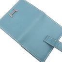 エルメス HERMES ベアン ブルージーン ヴォーエプソン カードケース シルバー金具 名刺入れ