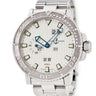 腕時計 ユリスナルダン ULYSSE NARDIN アクア パーペチュアルカレンダー 333-88 自動巻き メンズ シルバー 逆回転防止ベゼル 青針