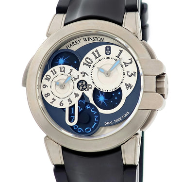 腕時計 ハリーウィンストン Harry Winston オーシャン プロジェクトZ4 デュアルタイム 400/MATZ44Z 自動巻き メンズ ザリウム GMT 限定