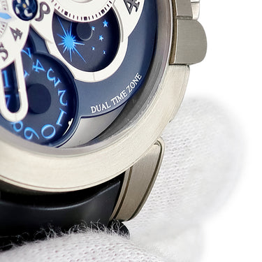腕時計 ハリーウィンストン Harry Winston オーシャン プロジェクトZ4 デュアルタイム 400/MATZ44Z 自動巻き メンズ ザリウム GMT 限定