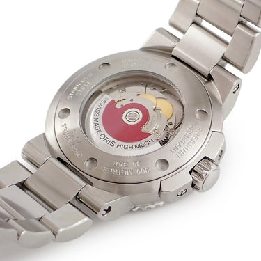 腕時計 オリス ORIS アクイス デイト 01 733 7653 4153-07 8 26 01PEB 自動巻き メンズ OH済 グレー 逆回転防止ベゼル