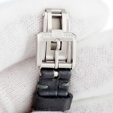 腕時計 ハリーウィンストン Harry Winston アヴェニューC ミニ ムーンフェイズ AVCQMP16WW001 クオーツ レディース K18WG シェル 純正ダイヤ