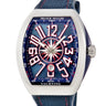 腕時計 フランクミュラー FRANCK MULLER ヴァンガード ヨッティング V45SCDTACBL 自動巻き メンズ ブルー トノー トノウ デイト 限定