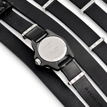 腕時計 シャネル CHANEL J12 XS 19mm H4665 クオーツ レディース 純正ダイヤ Wベルト ブラック 黒 エナメル