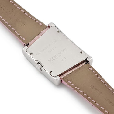 腕時計 ヴァシュロン・コンスタンタン VACHERON CONSTANTIN アシンメトリカル 1972 25520/000G-8994 クオーツ レディース K18WG無垢 ピンク