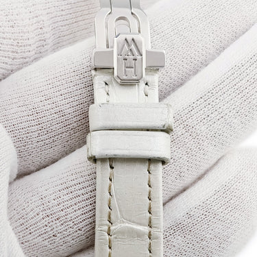 腕時計 ハリーウィンストン Harry Winston アヴェニュー クラシック AVEQHM21WW231 クオーツ レディース K18WG無垢 純正ダイヤ シェル