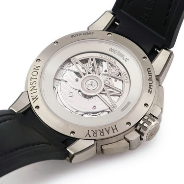 腕時計 ハリーウィンストン Harry Winston プロジェクト Z12 OCEAHR42ZZ001 自動巻き メンズ ザリウム ブルー レトログラード デイト 限定