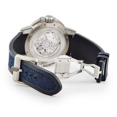 腕時計 ハリーウィンストン Harry Winston プロジェクト Z12 OCEAHR42ZZ001 自動巻き メンズ ザリウム ブルー レトログラード デイト 限定
