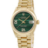 腕時計 ロレックス ROLEX デイトジャスト 31 278248 ランダム番 自動巻き レディース ランダム番 K18YG無垢 純正ダイヤ マラカイト グリーン