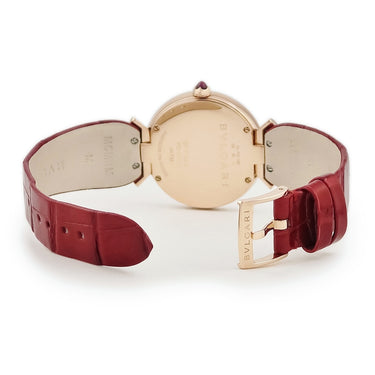 腕時計 ブルガリ BVLGARI ディーヴァ ドリーム 102840 DVP30G クオーツ レディース K18PG無垢 純正ダイヤ ホワイト シェル