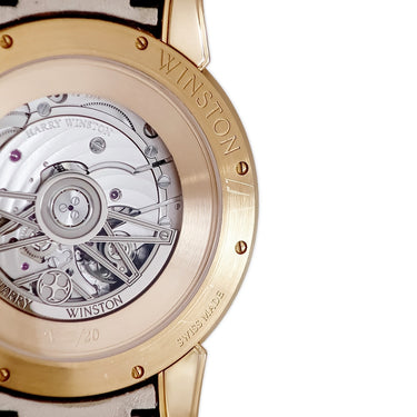 腕時計 ハリーウィンストン Harry Winston オーシャン レトログラード オートマ 42 OCEAHR42RR002 自動巻き メンズ K18RG 純正ダイヤ 限定20