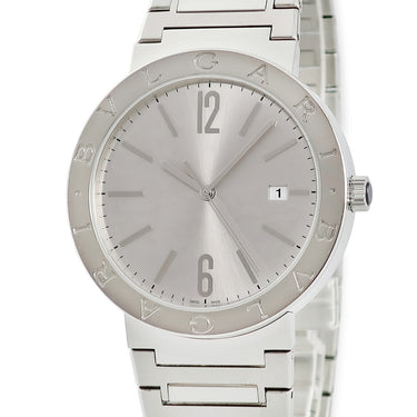 腕時計 ブルガリ BVLGARI ブルガリブルガリ BB41S 103652 自動巻き メンズ シルバー バー アラビア デイト