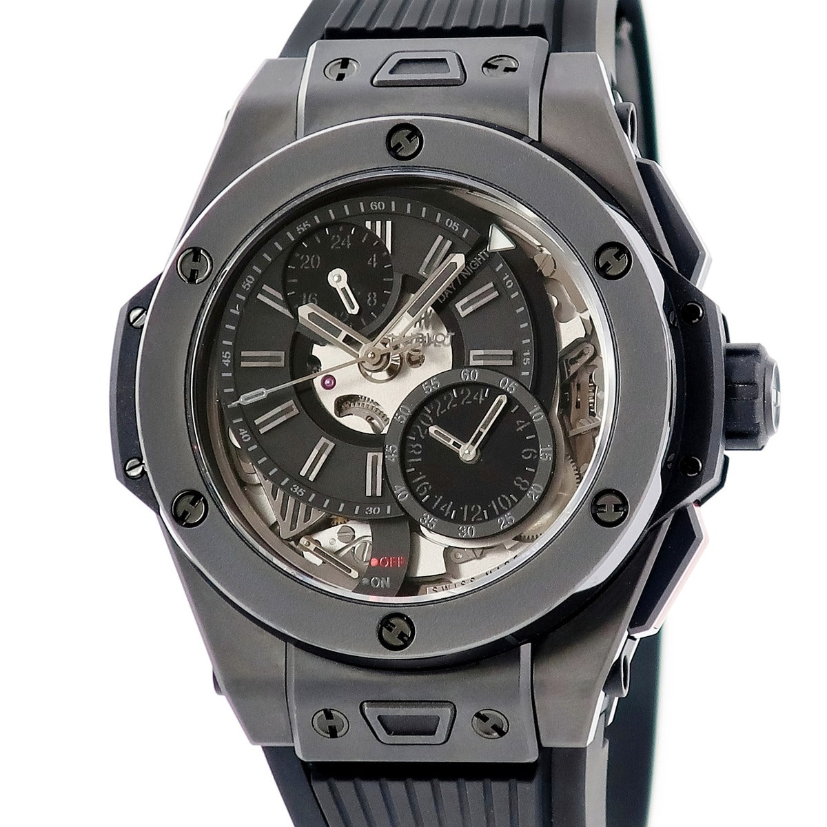 未使用　正規品　Hublot ブラックレザーベルト G501-30 HUBLOT │ ウブロ – HOUBIDOU