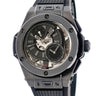 腕時計 ウブロ HUBLOT ビッグバン アラーム リピーター オールブラック リミテッド 403.CI.0140.RX 手巻き メンズ GMT 黒 限定