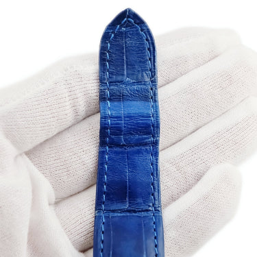 腕時計 カルティエ Cartier カリブル ドゥ カルティエ WF100013 自動巻き メンズ K18PG無垢 純正ダイヤ スモールセコンド デイト 青針