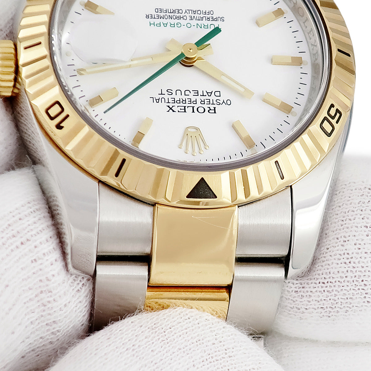 ロレックス ROLEX デイトジャスト ターノグラフ 116263 D番 自動巻き