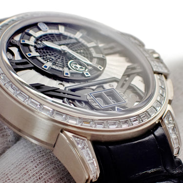 腕時計 ハリーウィンストン Harry Winston オーシャン ビッグデイト OCEABD42WW002 自動巻き メンズ K18WG無垢 純正ダイヤ 限定20本