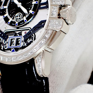 腕時計 ハリーウィンストン Harry Winston オーシャン ビッグデイト OCEABD42WW002 自動巻き メンズ K18WG無垢 純正ダイヤ 限定20本
